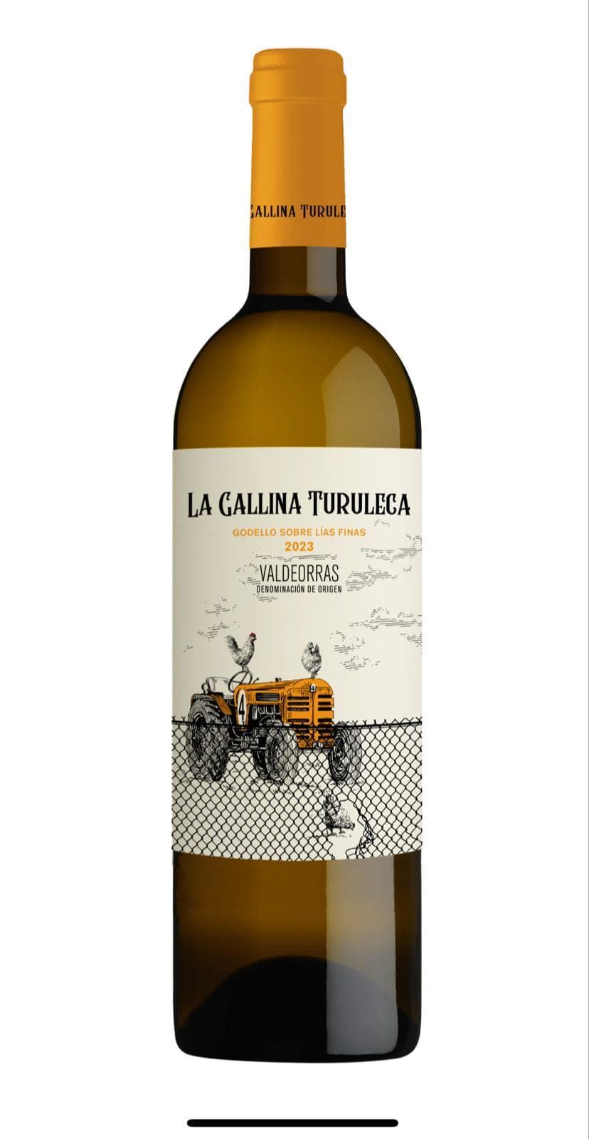 VINO 100% GODELLO (Sobre Lías Finas) -La Gallina Turuleca- - Imagen 1